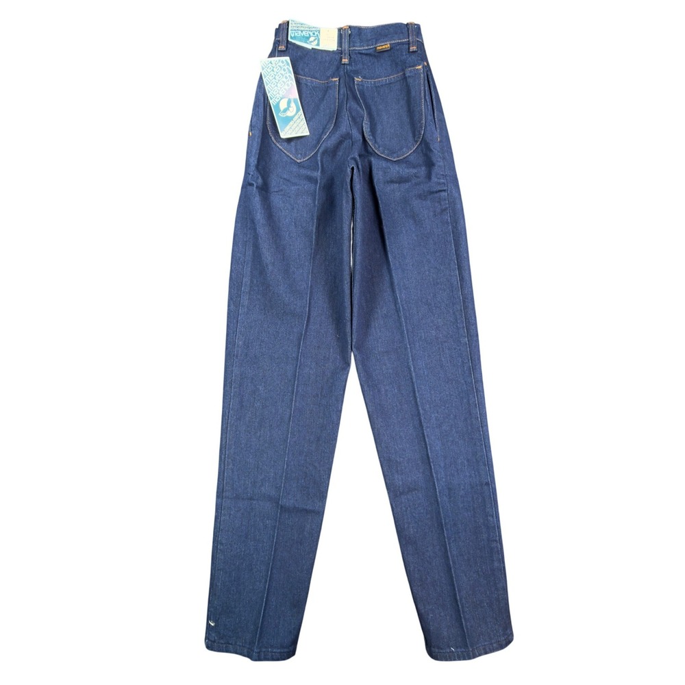 Maverick 80s Vintage Pleated Jeans Junior 5 Blue Cotton NWT Made in USA